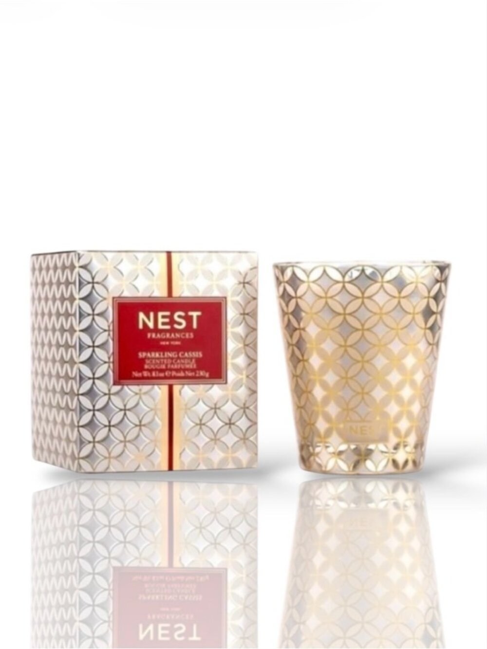 Nest Fragrances Sparkling Cassis Scented Candle, 8.1oz 230g New
